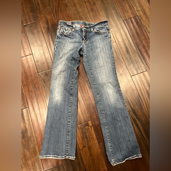 Lucky Brand Jeans Short Inseam Women’s Size 6/28 Blue Made in America - Picture 6 of 11